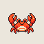 crab, pixel coin